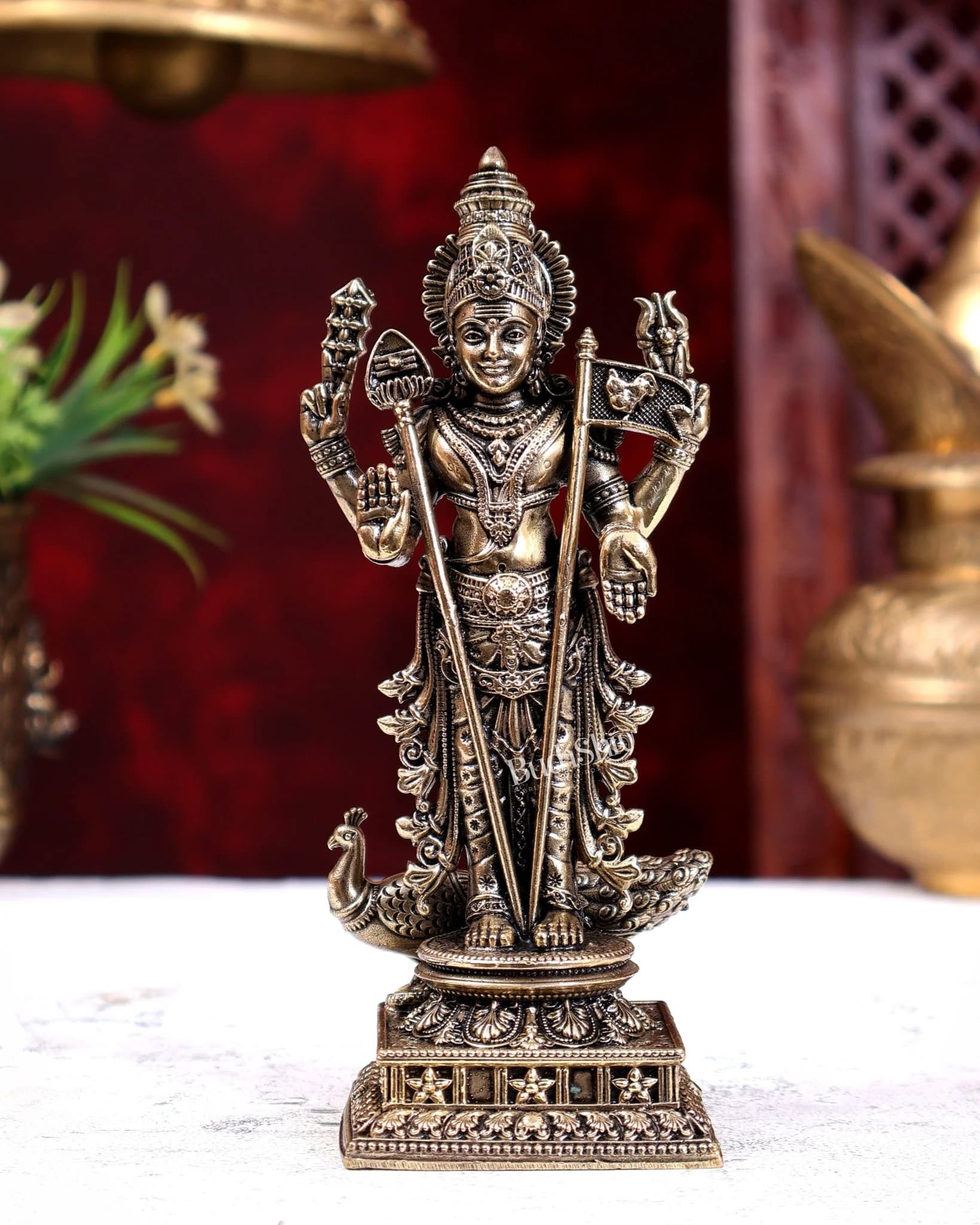 Lord Muruga brass